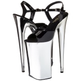 Chrome 25,5 cm BEYOND-009 extrem platform high heels shoes