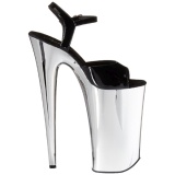 Chrome 25,5 cm BEYOND-009 pleaser heels - extreme plateau high heels