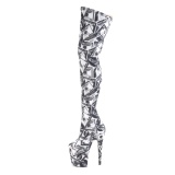 Dollar-Scheine 20 cm FLAMINGO-3000DP exotic poledance overkneestiefel