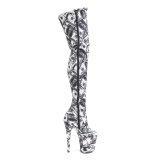 Dollar-Scheine 20 cm FLAMINGO-3000DP exotic poledance overkneestiefel