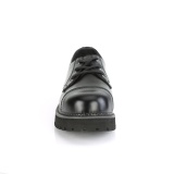 Echtes Leder RIOT-03 demonia stahlkappenschuhe - unisex punk schuhe