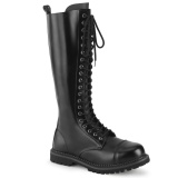 Echtes Leder RIOT-20 demonia stahlkappen springerstiefel - unisex kampfstiefel