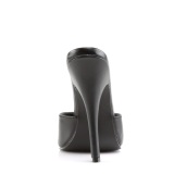 Echtes leder 15 cm DOMINA-101 high heel mules für männer