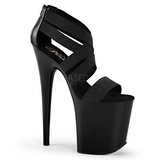 Elasticated Band 20 cm FLAMINGO-869 Platform High Heels Shoes