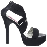 Elastisches Band 14,5 cm Burlesque TEEZE-47W herren high heels für breite füsse