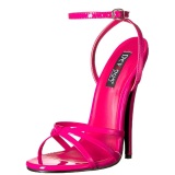 Fuchsia 15 cm DOMINA-108 fetisch high heels schuhe