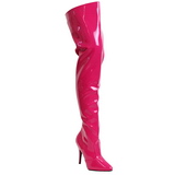 Fuchsia Lack 13 cm SEDUCE-3010 overknee high heels stiefel