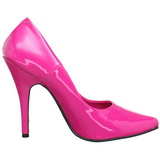 Fuchsia Lack 13 cm SEDUCE-420 spitze pumps high heels