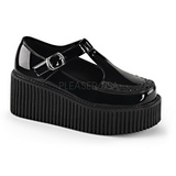 Glnzend CREEPER-214 Plateau Creepers Schuhe Damen