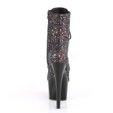 Glitter 18 cm Pleaser ADORE-1020LG Pole dancing ankle boots