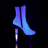 Glitter 18 cm UNICORN-1020G pole dance stiefeletten