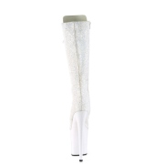 Glitter 20 cm FLAMINGO-2020MG-2-2 schnrstiefel high heels - extreme plateaustiefel