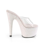 Glitter plateau 18 cm ADORE-701HMG exotic pole dance mules