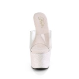 Glitter plateau 18 cm ADORE-701HMG exotic pole dance mules