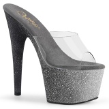 Glitter plateau 18 cm ADORE-701OMBRE exotic pole dance mules