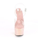 Glitter plateau 18 cm ADORE-708LG-4 exotic pole dance sandaletten