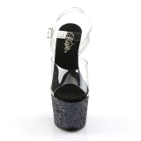 Glitter plateau 18 cm ADORE-708LG exotic pole dance sandaletten