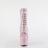 Glitter plateauboots damen 18 cm ADORE rosa boots high heels