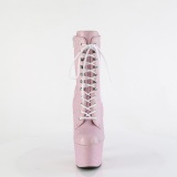Glitter plateauboots damen 18 cm ADORE rosa boots high heels