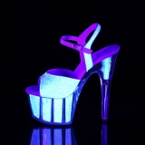 Glitter platform 18 cm ADORE-710UVG exotic pole dance high heel sandals