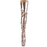 Gold 18 cm ADORE-3000HWR Hologram exotic pole dance overknee boots