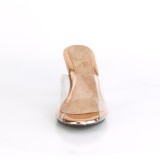 Gold 8 cm BELLE-301 high heels für männer