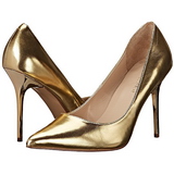 Gold Matt 10 cm CLASSIQUE-20 High Heels Pumps für Männer