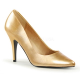 Gold Matt 10 cm VANITY-420 klassische spitze pumps high heels