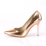 Gold Rose 10 cm CLASSIQUE-20 High Heels Pumps für Männer