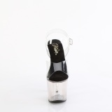 Grau 18 cm LOVESICK-708T Acryl plateau high heels