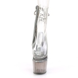 Grau transparent 18 cm ADORE-1018CT exotic pole dance stiefeletten