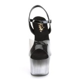 Grau transparent 18 cm ADORE-708T-2 exotic pole dance schuhe