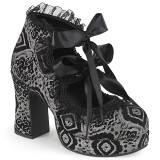 Gray 9,5 cm DEMONIA GOTHIKA-53 gothic platform shoes