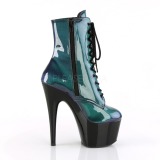 Green Patent 18 cm ADORE-1020SHG Pole dancing ankle boots