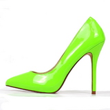 Grün Neon 13 cm AMUSE-20 spitze pumps mit stiletto absatz