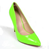 Grün Neon 13 cm AMUSE-20 spitze pumps mit stiletto absatz