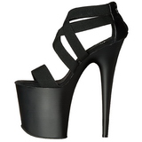 Gummizug 20 cm FLAMINGO Pleaser High Heels Plateauschuhe