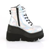 Hologram 11,5 cm SHAKER-52 cyberpunk platform ankle boots