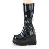 Hologramm 11,5 cm SHAKER-65 demoniacult wedge keilstiefel mit plateau