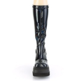 Hologramm 11,5 cm SHAKER-65 demoniacult wedge keilstiefel mit plateau