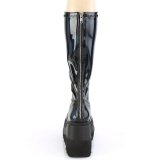 Hologramm 11,5 cm SHAKER-65 demoniacult wedge keilstiefel mit plateau