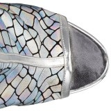 Hologramm 18 cm ADORE-1018HG damen stiefeletten mit plateausohle