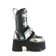 Hologramm 9 cm ASHES-120 plateau stiefel - cyberpunk stiefel chunky heels