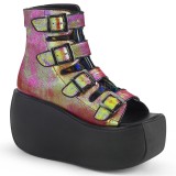 Hologramm 9 cm VIOLET-150 open toe ankle booties
