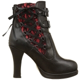 Kunstleder 10 cm CRYPTO-51 gothic lolita stiefeletten plateau