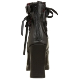 Kunstleder 10 cm CRYPTO-51 gothic lolita stiefeletten plateau