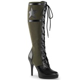 Kunstleder 11,5 cm ARENA-2022 cosplay damenstiefel high heels