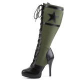 Kunstleder 11,5 cm ARENA-2022 cosplay damenstiefel high heels