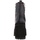 Kunstleder 12 cm ASSAULT-100 gothic lolita stiefeletten plateau