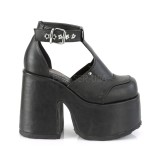 Kunstleder 13 cm Demonia CAMEL-103 lolita plateauschuhe